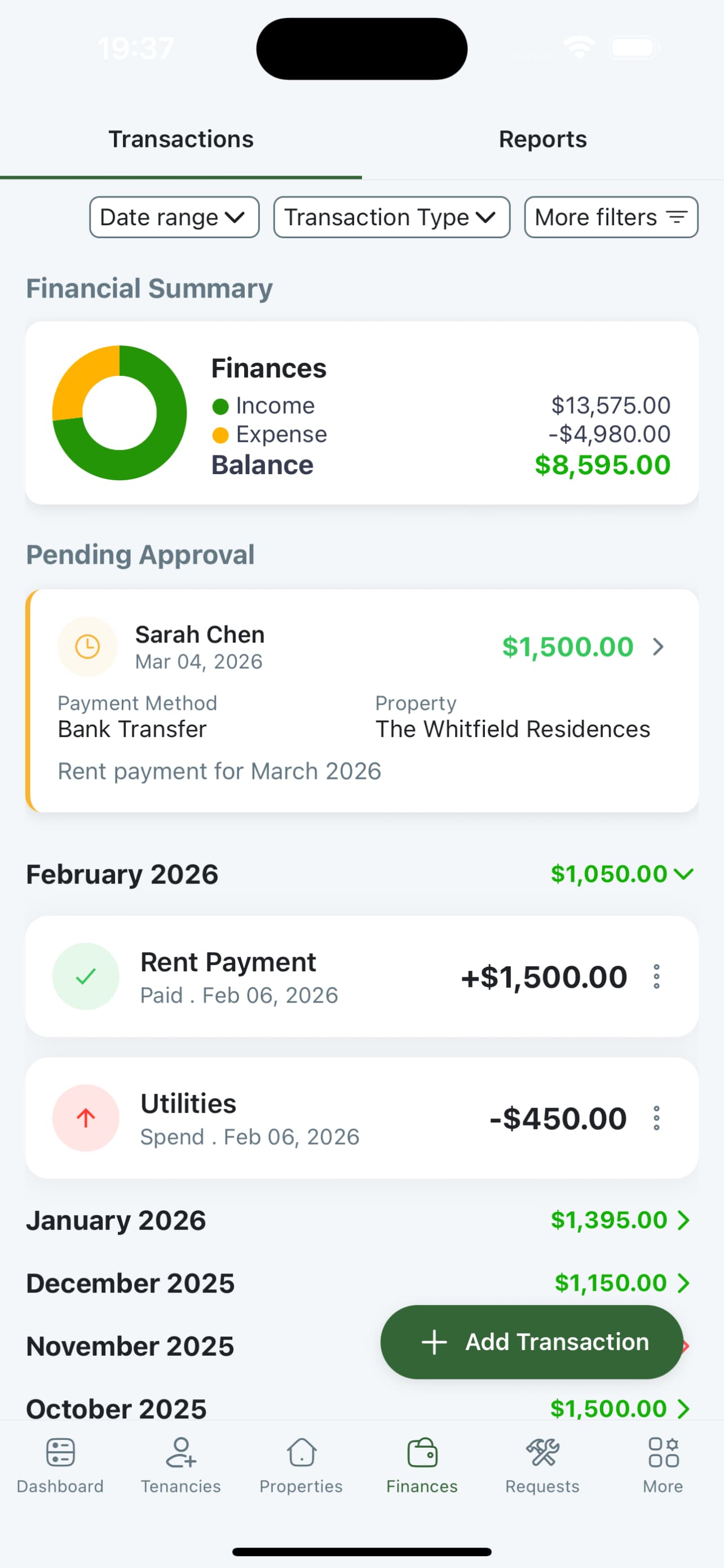 Finances